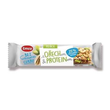 Tyčinka Ořechy protein pistácie 35 g EMCO